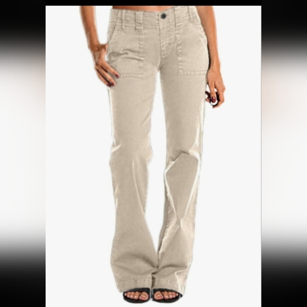 ECKORED- Juniors,Tan Straight Leg Cut Jeans with Classic Style